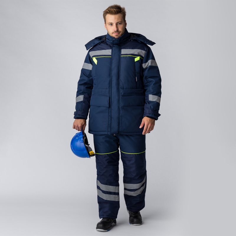 1 Костюм зимний PROFLINE SPECIALIST WINTER (тк.Восток-мембрана) п/к, т.синий — изображение 1