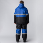 Костюм зимний Мегрес-2 СОП (тк.OxLine,90) п/к, васильковый/черный — изображение 2