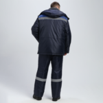 Куртка зимняя Бригада NEW (тк.Оксфорд), т.синий/васильковый — изображение 2