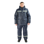 Костюм зимний мужской "Мастер" КОС 912 куртка+ п/к, (т. синий)
