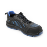 Полуботинки (кроссовки) "ПБ-М2" с подошвой ПУ/ТПУ и КП чёрные/синие — изображение 2