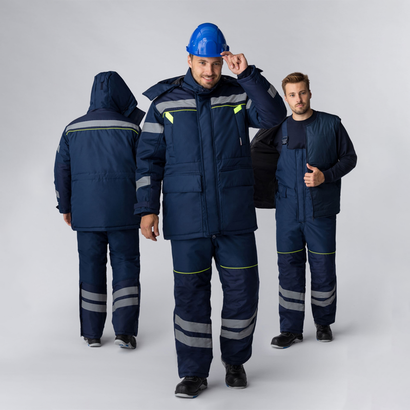 1 Костюм зимний PROFLINE SPECIALIST WINTER (тк.Мембрана) п/к, т.синий — изображение 1