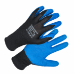 Перчатки нейлоновые с 1/2 текстурированным латексным покрытием Scaffa Grip L1350-BLK/B-10