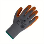 Перчатки полиэфирные утеплённые с 1/2 рельефным латексным покрытием Jeta Safety JLW-101 — изображение 3