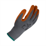 Перчатки полиэфирные утеплённые с 1/2 рельефным латексным покрытием Jeta Safety JLW-101